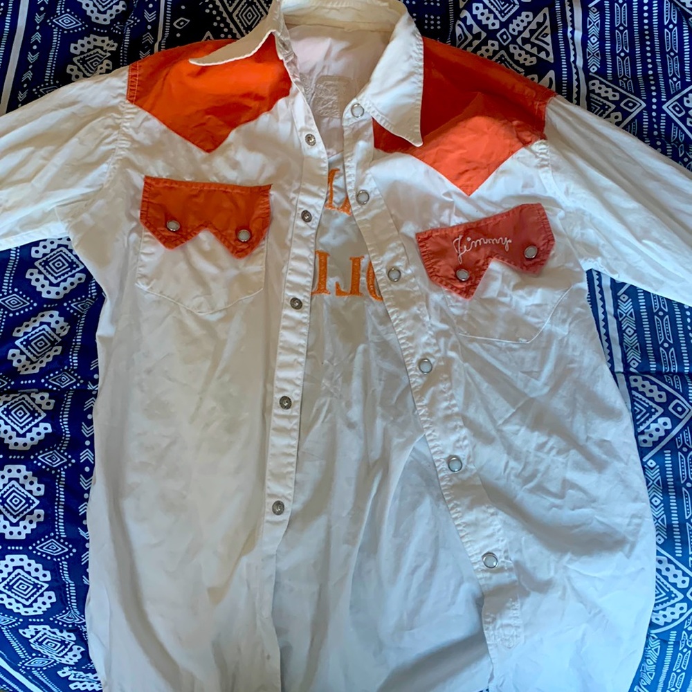 Vintage men’s small/women’s small/medium San Antonio College button down
